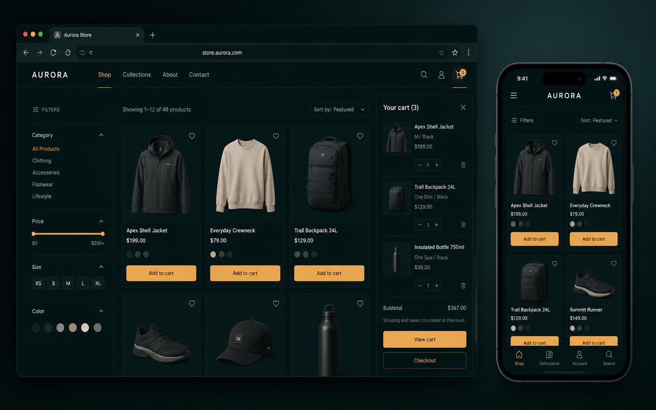 Headless Shopify storefront for Aster & Co. — 2025